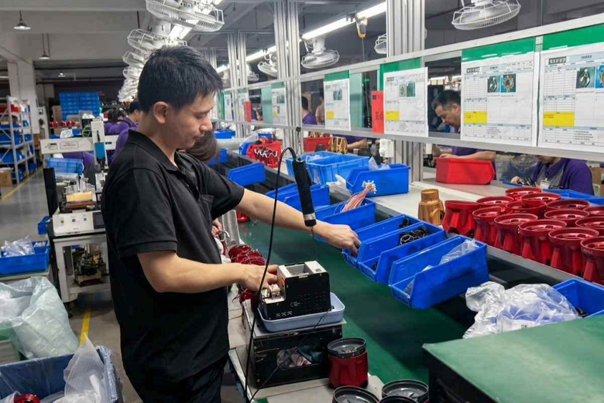 mass production vacuum cleaner quality control